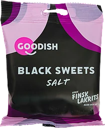 Finsk lakrits Black Sweets Salt