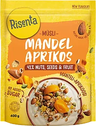 Müsli Mandel Aprikos Inget TIllsatt Socker 400g Risenta