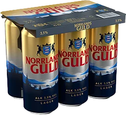 Öl 3,5% 50cl 6-p Norrlands Guld