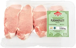 Fläskkotlett Skivad Benfri ca 400g Gudruns