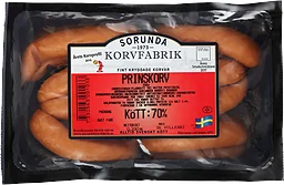 Prinskorv 70% 390g Sorunda korvfabrik