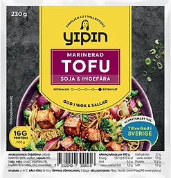 Tofu marinerad soja ingefära 230g Yipin