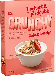 Flingor Crunchy Yoghurt & jordgubb 725g ICA