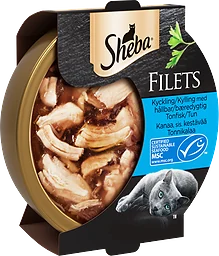 Kyckl Tonfisk Filets Kattmat Våt