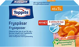 Fryspåsar 1L 45-pack