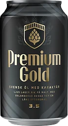 Premium Gold Ljus Lager 3,5% Folköl Burk