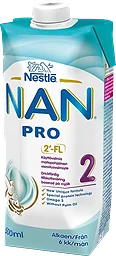 Modersmjölksersättning NAN Pro2 6mån Drickfärdig 500ml Nestle