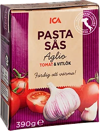 Pastasås Tomatsås med Vitlök 390g ICA