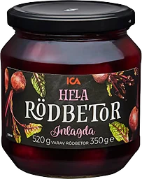 Hela Rödbetor 520g ICA