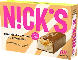 Glasspinne Peanuts & caramel bar 4-p Nick´s