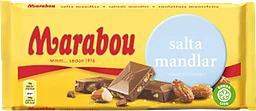 Chokladkaka Salta mandlar 200g Marabou