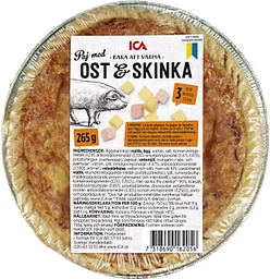 Paj Ost & skinka 265g ICA