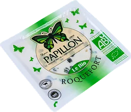 Blåmögelost Roquefort Opastöriserad Ekologisk 100g Papillon