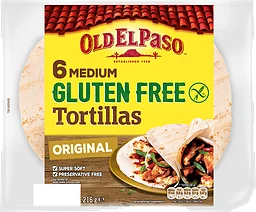 Tortilla Medium Glutenfri/6-pack
