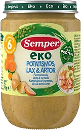 Potatismos Lax & Ärtor EKO 6m 190g Semper
