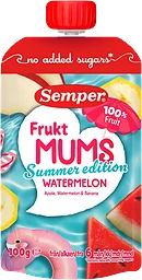 Barnmat Fruktmums Ltd Ed watermelon 6m 100g Semper