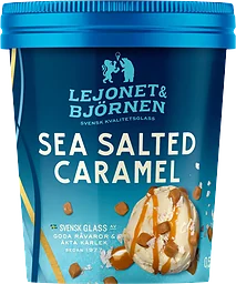 Glass Sea salted caramel 500ml Lejonet & Björnen