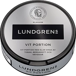 Lundgrens Vit Portion Portionssnus
