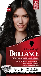Hårfärg 890 Black 1-p Brillance Schwartzkopf
