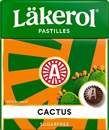 Halstabletter Cactus 25g Sockerfri Läkerol