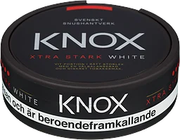 Knox Xtra Stark White Portionssnus