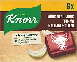 Mörk oxbuljong 6-p Knorr