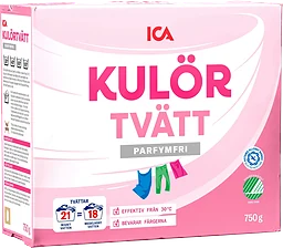 Tvättmedel kulör parfymfri 750g ICA