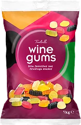 Vingummin Fruktiga smaker 1kg Treatville