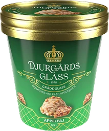 Gräddglass Äppelpaj 500ml Djurgårds Glace