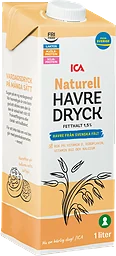 Havredryck Naturell 1l ICA