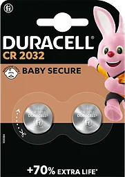 Knappcell CR2032 2-p Duracell