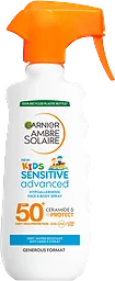 Solskydd Kids Sensitive Advanced Hypoallergenic Face&Body Spray SPF 50+ 270ml Ambre Solaire