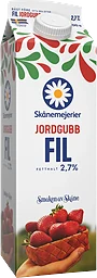 Filmjölk Jordgubb 3% 1l Skånemejerier