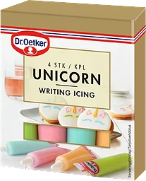 Kristyr Unicorn Writing Icing 76g Dr. Oetker