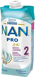 Modersmjölksersättning NAN Pro2 6mån Drickfärdig 500ml Nestle