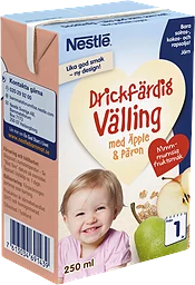 Välling Äpple & Päron Drickfärdig Från 1år 250ml Nestle