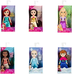 Docka Disney Princess med figur 1-p 15cm