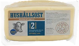 Hushållsost 26% ca 500g Gäsene Mejeri