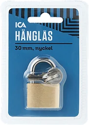 Hänglås 30mm nyckel ICA