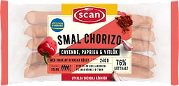Chorizo Smal 76% Kötthalt 240g Scan