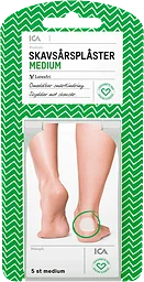 Skavsårsplåster Medium 5-p ICA Hjärtat