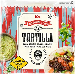 Tortillabröd Familjepack 12-p ICA