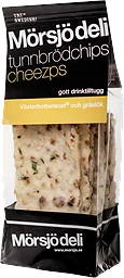 Tunnbrödchips Cheezps Västerbottensost Gräslök 70g Mörsjö Deli