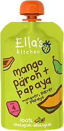 Mango päron & papaya Från 4m Ekologisk 120g Ellas Kitchen
