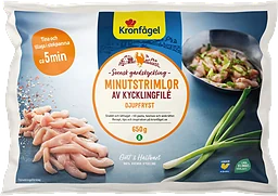 Kycklingfilé Minutstrimlor 650g Kronfågel