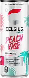 Peach Vibe White Peach Energidryck Burk