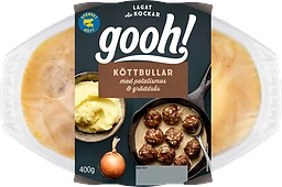 Köttbullar Potatismos Gräddsås
