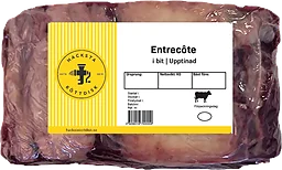 Entrecôte Frystinad i bit ca 1kg Hacksta Köttdisk