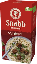 Snabbmakaroner 1300g Kungsörnen