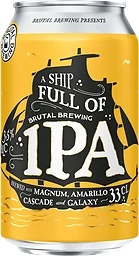 Öl Ship full of Ipa 3.5% 33cl Brutal Brewing